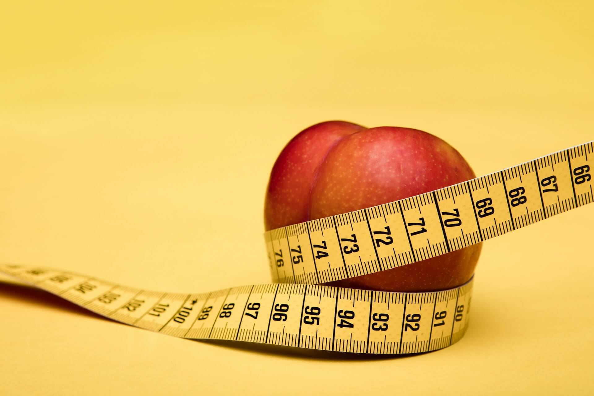 Apple with scale
