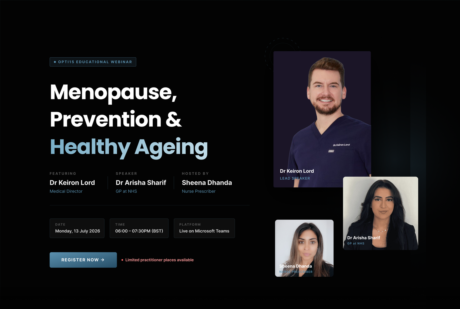 Menopause, brain fog and your wellbeing — a conversation with Sheena Dhanda and Dr Keiron Lord